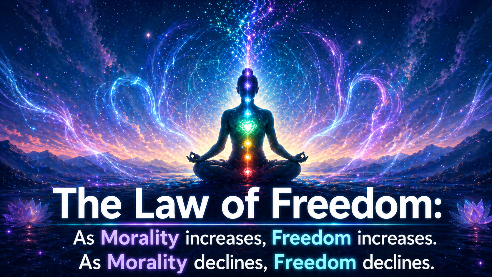DieDivided hero slide featuring The Law of Freedom quote.